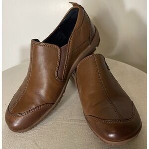 Romika Loire 05 Women's Cognac Leather Slip-On Shoes Size 7–7.5 Josef Seibel